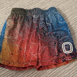 Overtime Multicolor Gradient Athletic Shorts